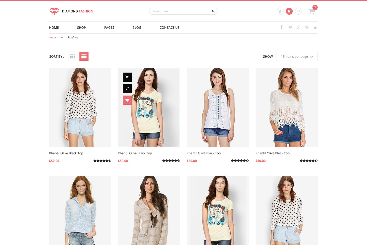 Fashion- eCommerce PSD Template, a Websites & App Template by WebbyTemplates (Photo 6 of 11)