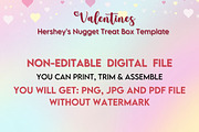 Valentines Treat Box Templates, a Print Template by Adalin Shop (Thumbnail 9 of 9)