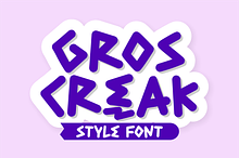 Gros Creak Font