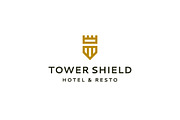 Tower Shield Logo, a Branding & Logo Template by Mauro Bertolino (Thumbnail 2 of 3)
