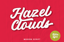 Hazel Clouds Modern Script