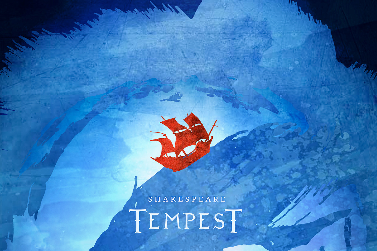 Shakespeare's Tempest Poster Graphic, an Illustration by Paper Design (Photo 2 of 2)