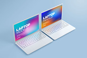 Macbook Pro Clay Mockup set, a Device Mockup by Deeplab (Thumbnail 8 of 19)
