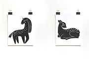 Cute animals pt III, an Animal Illustration by Mii Lab (Thumbnail 3 of 8)