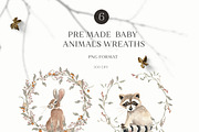 Watercolor Forest Woodland animals, an Animal Illustration by Grace Noboa Illustrations (Thumbnail 8 of 10)