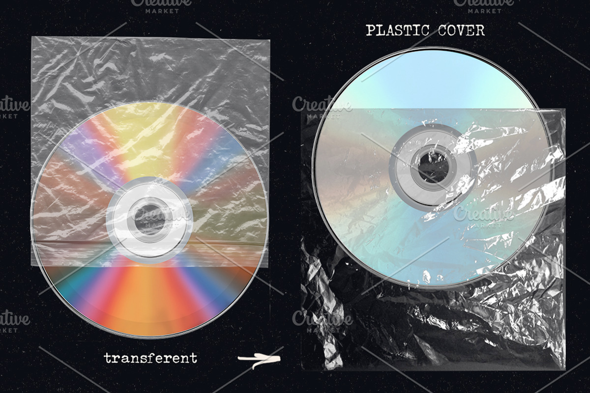 CD disk & case mockups, a Packaging Mockup by MixedArt (Photo 11 of 13)