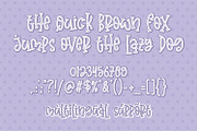 Purple Rain ~ Jolly Display Font, a Font by Orenari (Thumbnail 7 of 8)