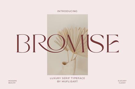 Bromise - Luxury Serif Typeface