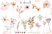 Loose floral & gold glitter, an Illustration by marie dricot (Thumbnail 5 of 21)