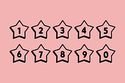 SUPER STAR, a Symbol Font by Fourteen Letter (Thumbnail 2 of 10)