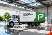 Box Truck Branding Mockup, an Advertising Mockup by RamStudio2 (Thumbnail 15 of 15)
