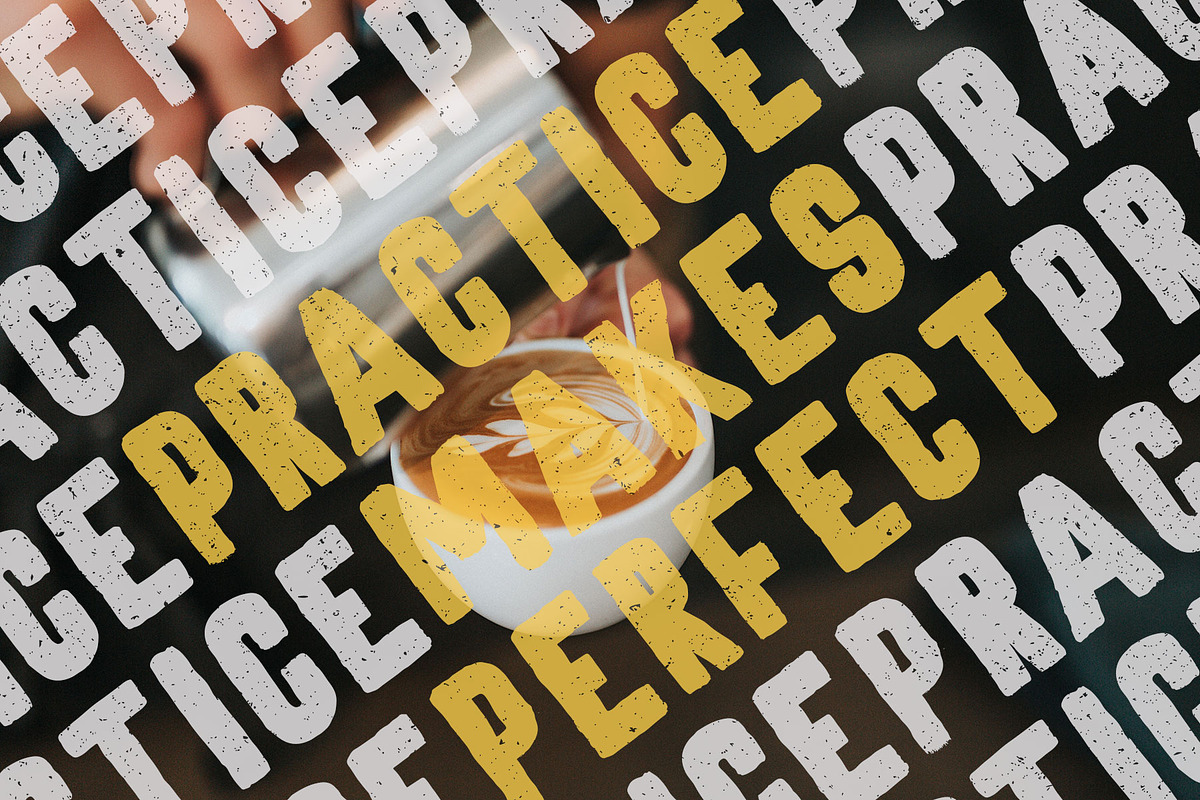 Morning Brew - Hand Painted Font, a Sans Serif Font by Surplus Type Co (Photo 6 of 10)