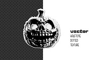 Retro halftone Halloween collection, a Texture Illustration by Lana Sham (Thumbnail 10 of 20)