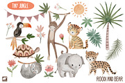 Jungle Animals, an Animal Illustration by Roodi and Bear (Thumbnail 2 of 2)