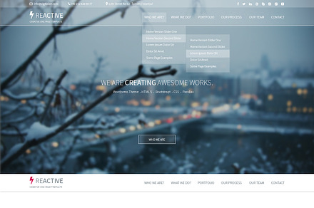 Reactive Multipurpose PSD Template