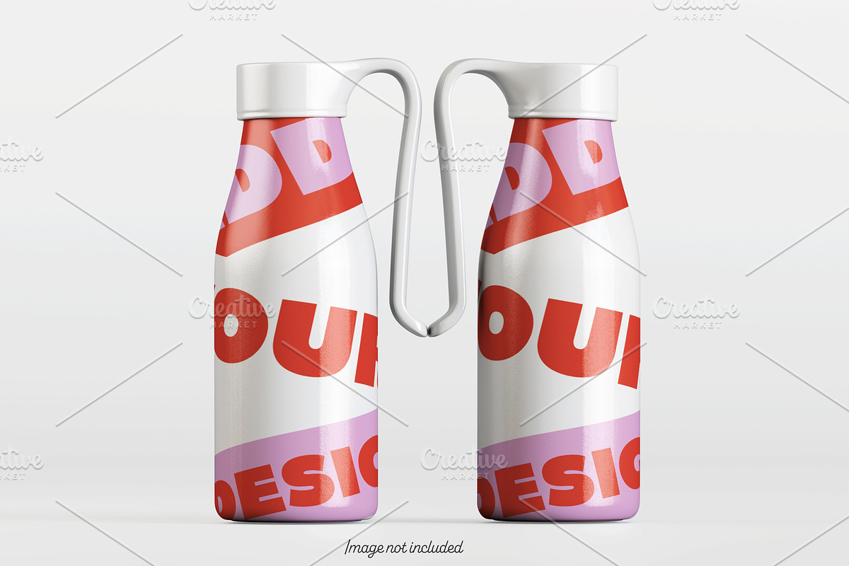 Water bottle mockup bundles, a Cups & Container Mockup by Ambo Ampeng (Photo 15 of 32)