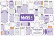Purple Jar Vectors & Clipart, an Illustration by Amanda Ilkov (Thumbnail 1 of 4)