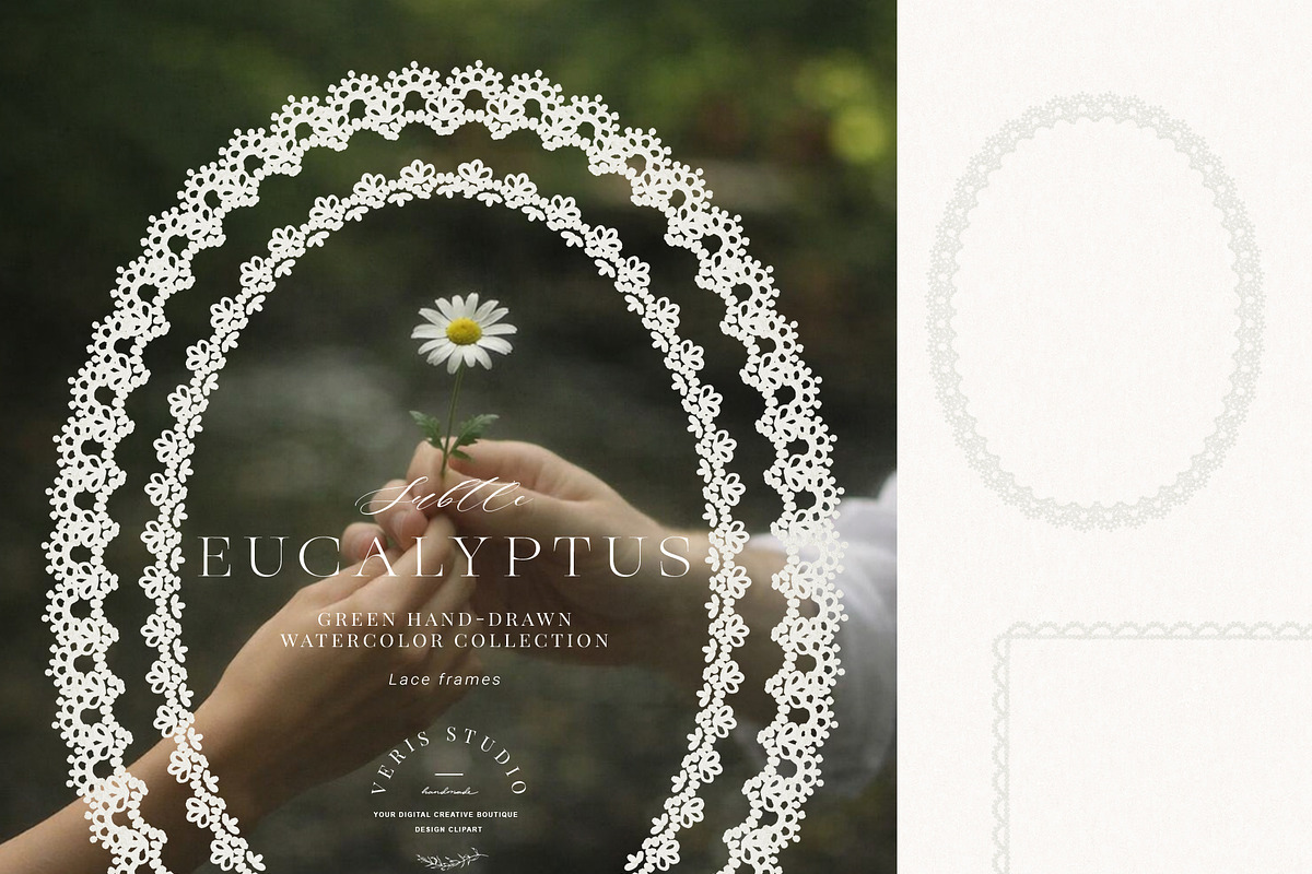 Watercolor Eucalyptus Green Floral, a Decorative Illustration by Veris Studio (Photo 12 of 20)