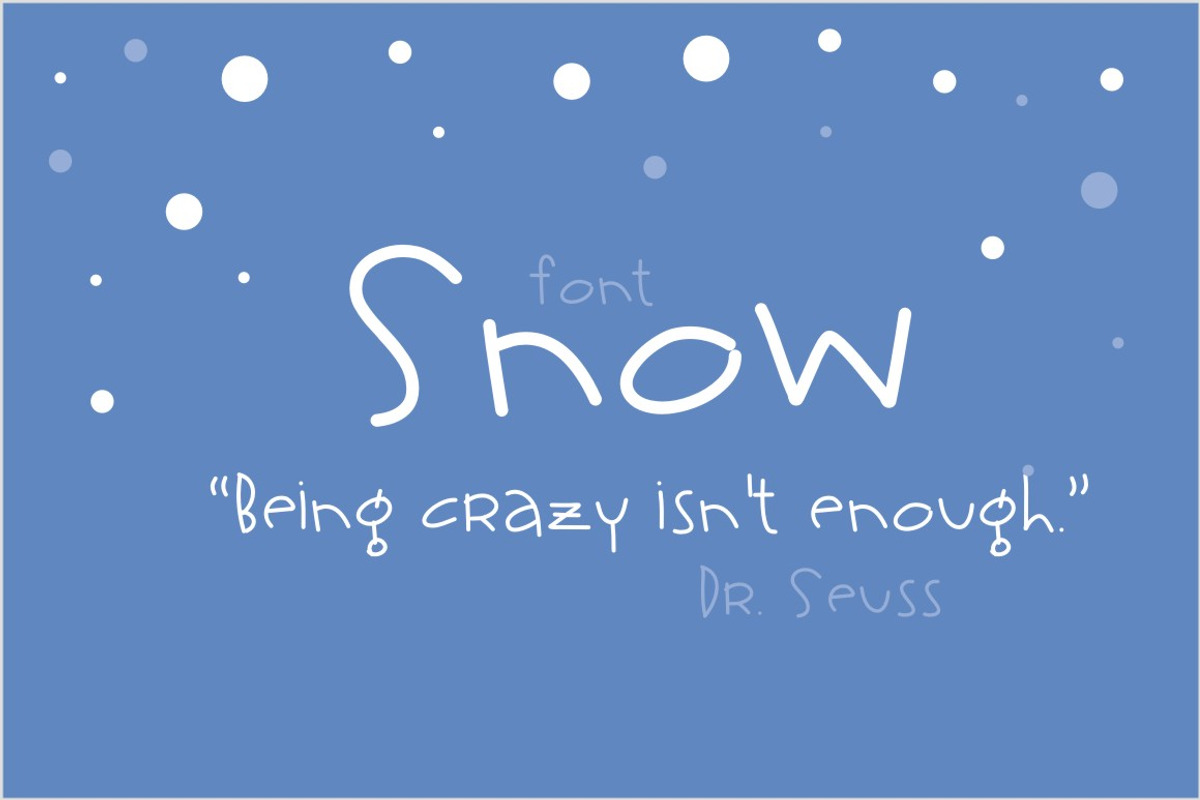 Snow Font