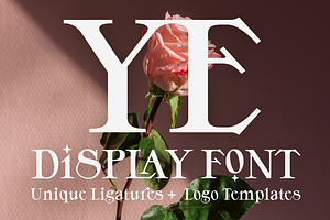 YE Ligature Font Logos