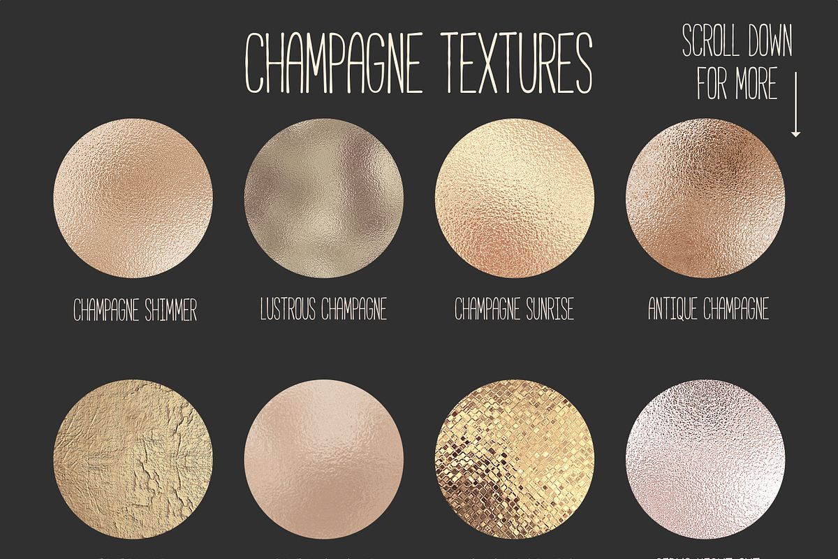 Rose gold and champagne textures, a Texture Graphic by Paper Farms (Photo 2 of 5)