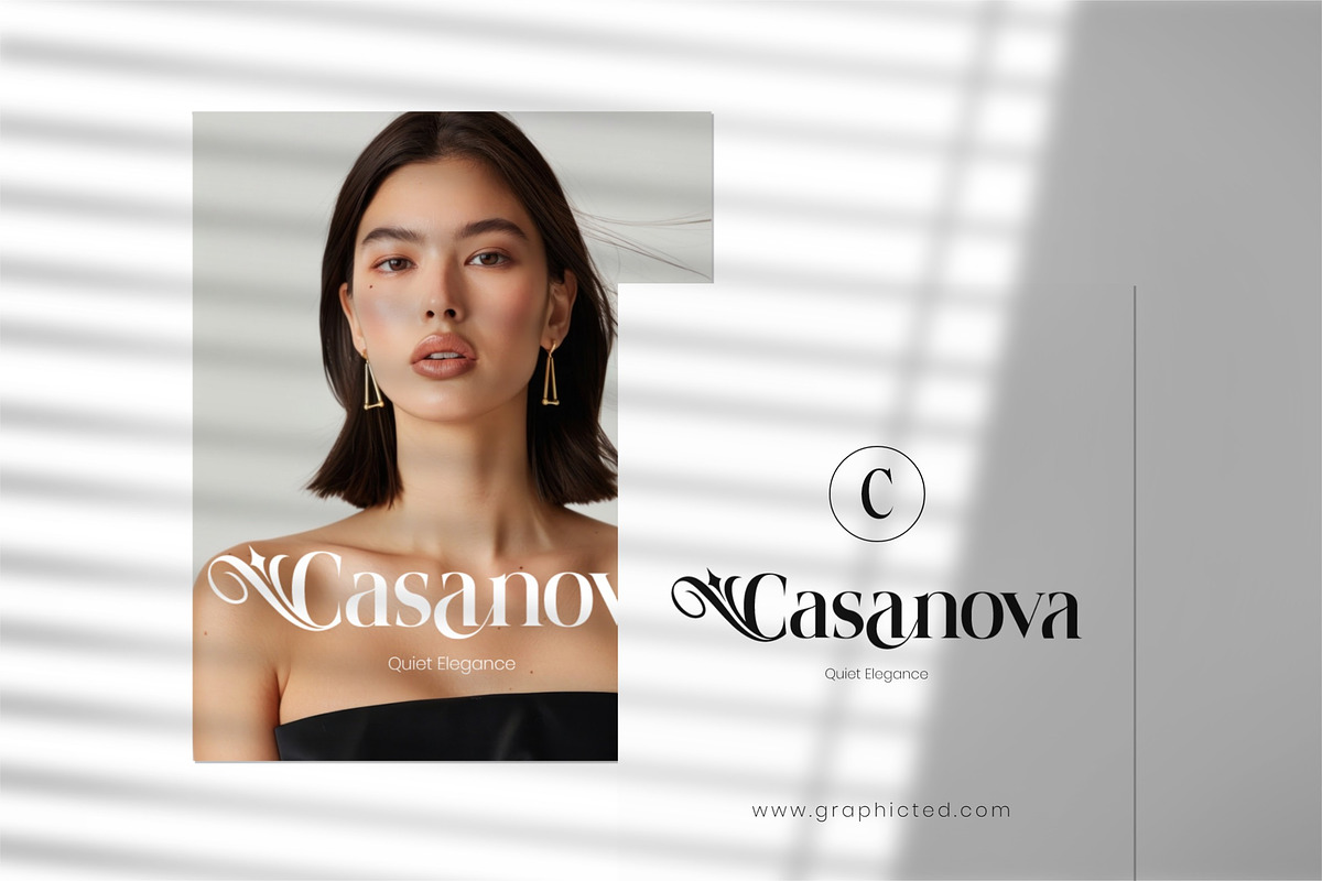 Shanolia for Luxury Branding, a Serif Font by Glyphminds Studios (Photo 3 of 10)