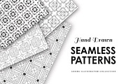 15 Hand Drawn Seamless Patterns, a Pattern Graphic by Solana (Thumbnail 1 of 6)