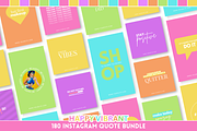 Colorful Instagram Quotes, a Social Media Template by SunshineStudioBoutique (Thumbnail 2 of 6)