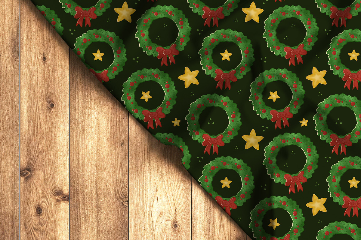 Xmas Ornaments Seamless Pattern, a Pattern Graphic by Kreeya Art Shop (Photo 7 of 8)