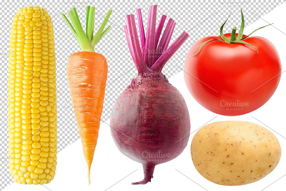 20 fresh vegetables, an Object Graphic by Fruits+Veggies (Photo 3 of 3)