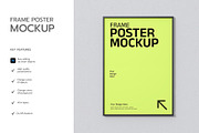 Minimal Poster Frame Mockup, a Product Mockup by graphypix (Thumbnail 2 of 4)