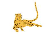 Cheetah Vector Pack, an Animal Illustration by Brunch Club Design (Thumbnail 3 of 6)