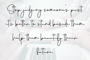 Adelia Signature, a Handwritten Font by FreshTypeINK (Thumbnail 6 of 8)
