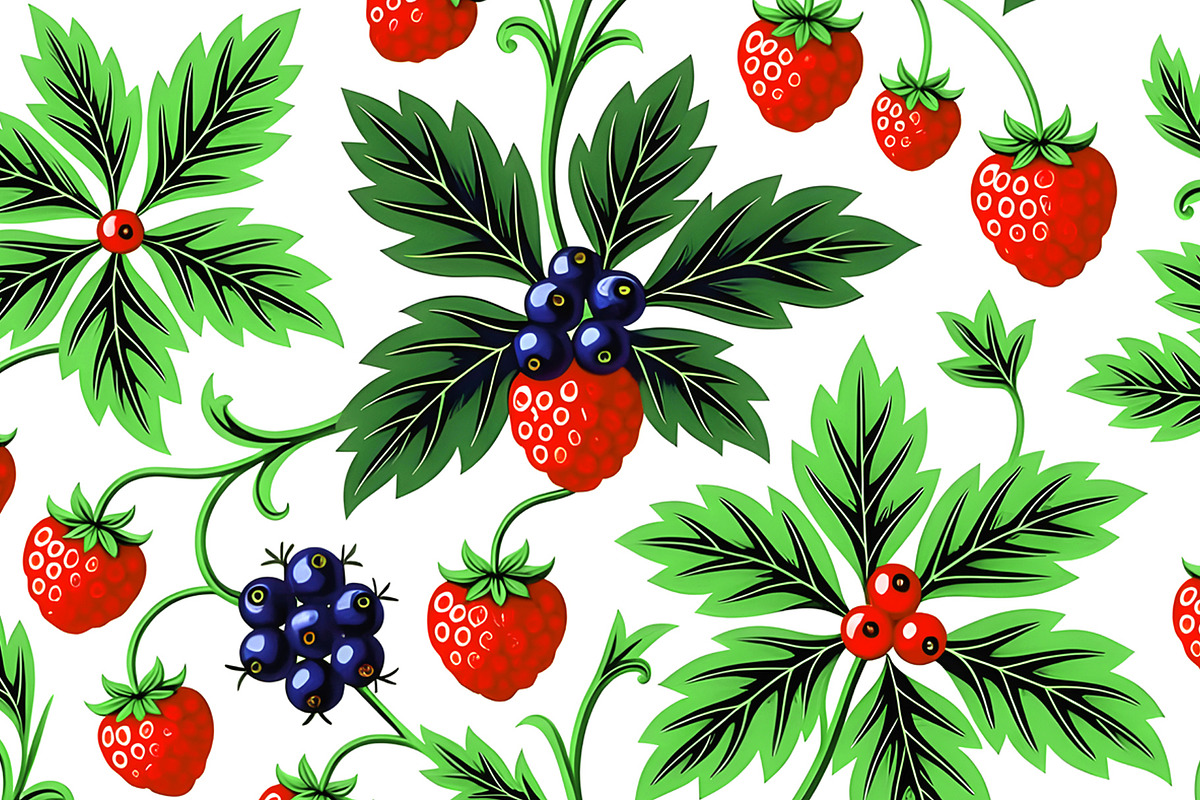 Berries Background, a Background Graphic by Sharon Schwalbe (Photo 1 of 2)