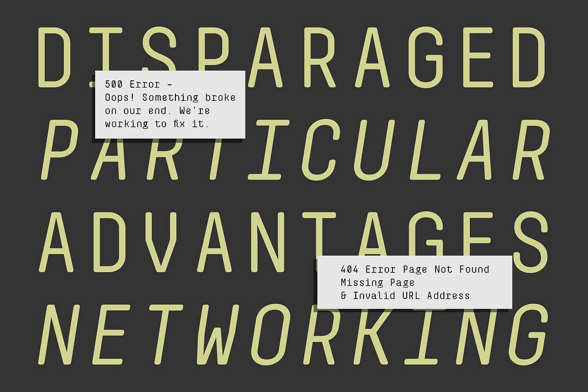 Monofrik Font, a Sans Serif Font by Glyphminds Studios (Photo 9 of 10)