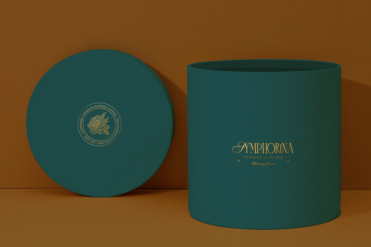Minimalist Aesthetic Flower Box PSD, a Packaging Mockup by GALPRENEUR (Photo 2 of 3)
