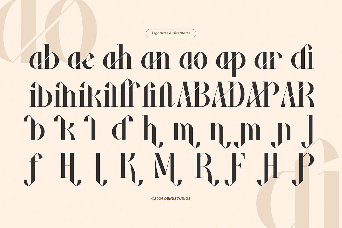 Fiably Manor | Modern Display Serif, a Serif Font by Denustudios (Photo 13 of 13)