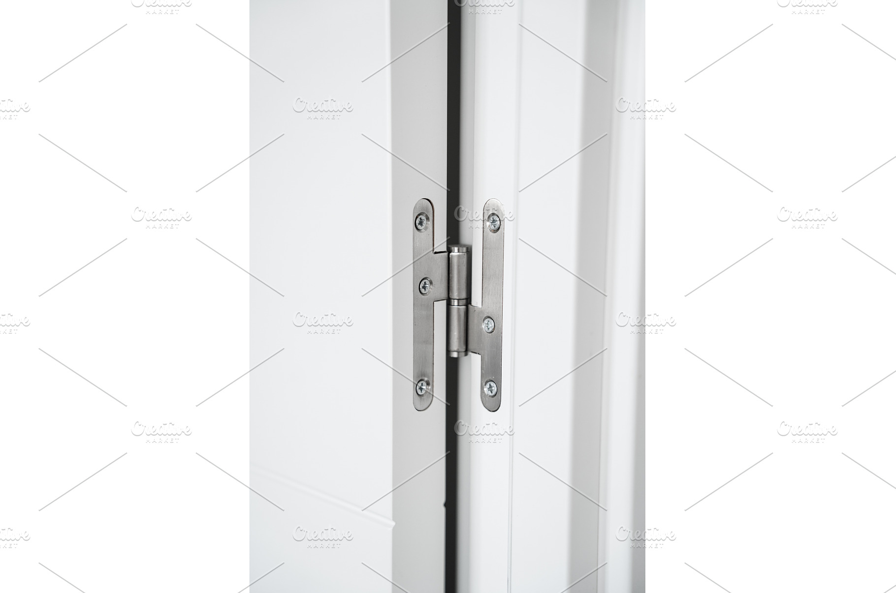 Close-up of metal door hinge on, an Architecture Photo by volodymyrshtun13795