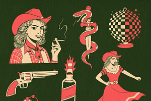 Western Outlaw Icons