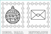 Kids Winter Holidays Coloring Pages, a Seasonal Illustration by Nuvame Arts & Designs (Thumbnail 13 of 14)
