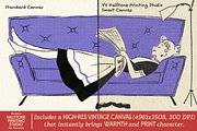 VV Halftone Printing Studio, a Brush Add-On by Vintage Voyage Supply (Thumbnail 8 of 12)