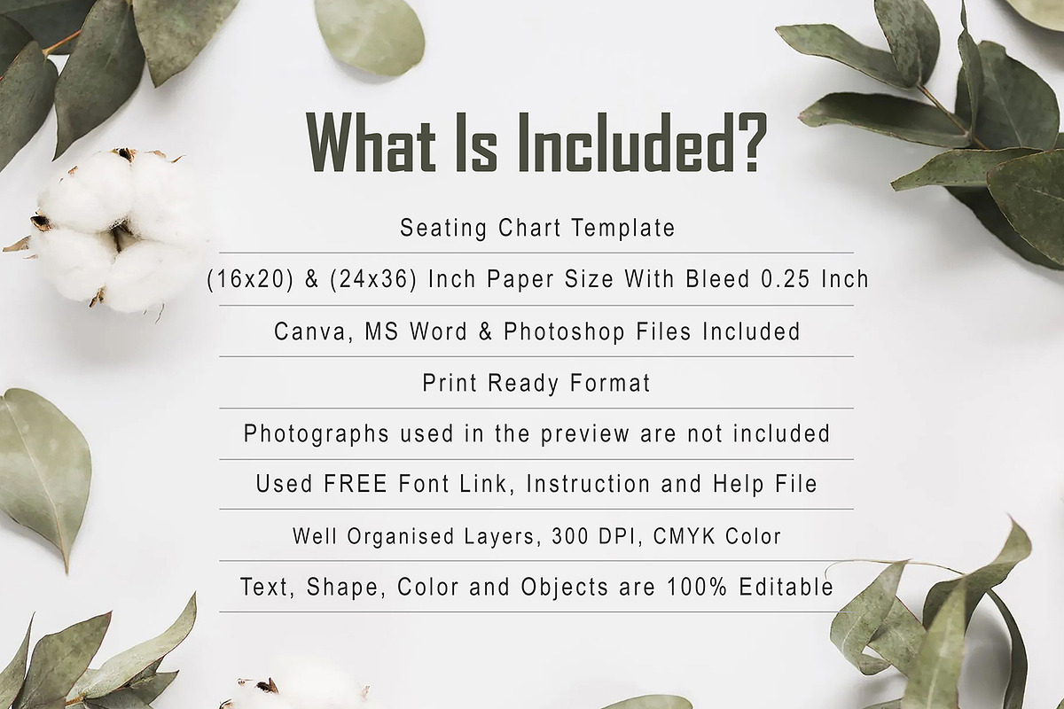Canva Seating Chart, an Invitation Template by ShineOnWedding (Photo 8 of 8)