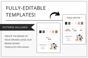 Brand Board Template | Nikki Smythe, a Branding & Logo Template by Lady Boss Studio (Thumbnail 2 of 3)