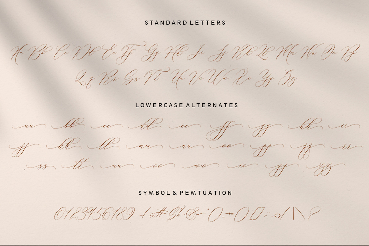 Beautiful in White, a Script Font by HKL Studio (Photo 11 of 12)