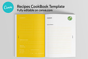 Recipes Book Canva A4 Template, a Magazine Template by DeLaGranSiete (Thumbnail 7 of 13)