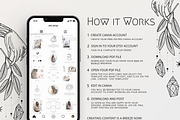 White Spiritual Instagram Posts, a Social Media Template by Under My Cozy Roof (Thumbnail 8 of 10)