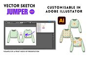 Raglan Crewneck, an Apparel Mockup by Doroty Dafne Designs (Thumbnail 5 of 7)