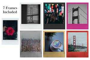 Instant Film Frames Pack - PSD