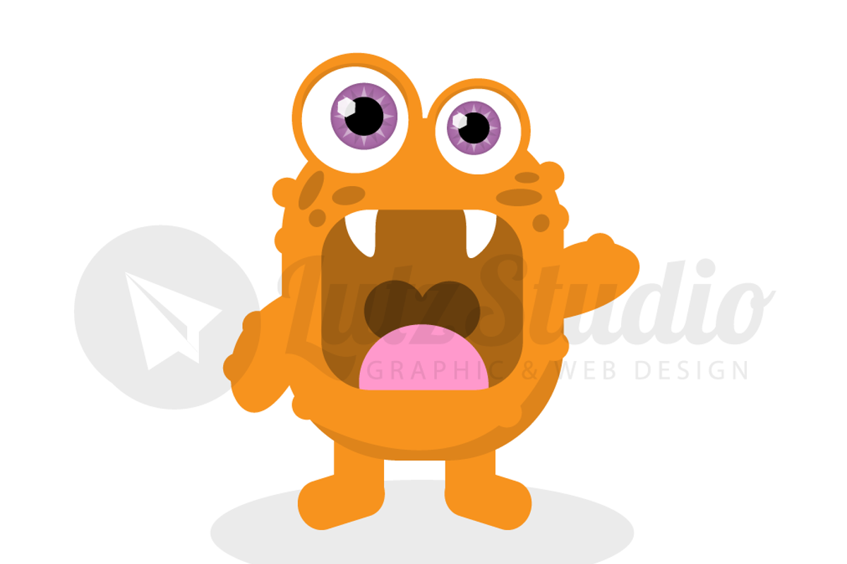 Cute, High Quality Vector Monsters preview 3