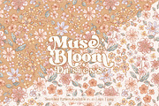 Squirrel Floral Seamless Pastel, a Pattern Graphic by MuseBloomDesigns (Thumbnail 1 of 7)